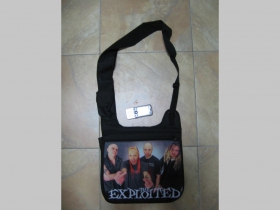 Exploited, pevná textilná taška cez plece, nastaviteľná 100%polyester cca.27x32x10cm